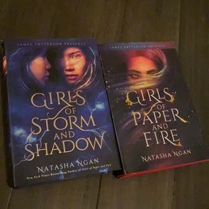 Girls Of Paper And Fire+ Girls Of Storm And Shadow hard cover